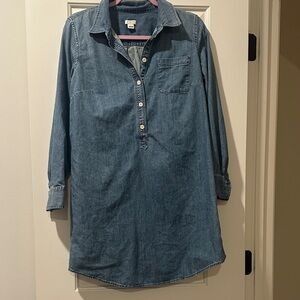 J. Crew Blue Denim Dress